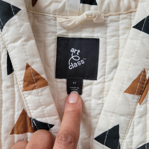 Quilted One button jacket - Picture 3 of 6